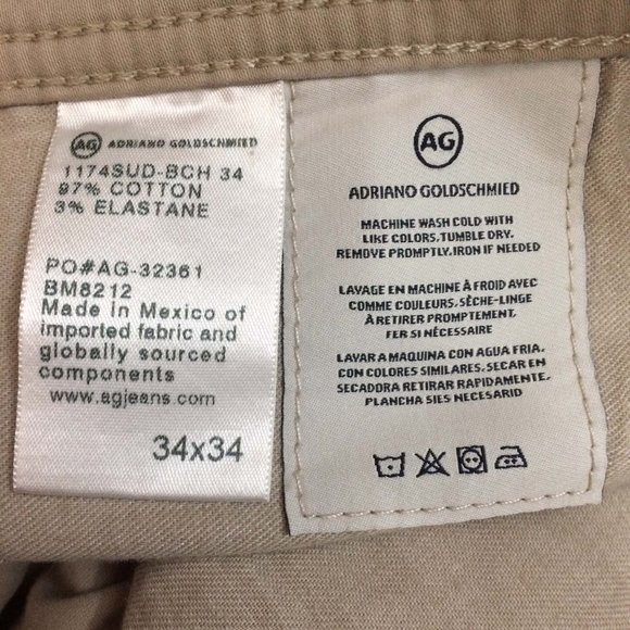 AG‎ Adriano Goldschmied The Graduate Khaki Pants - Picture 7 of 7